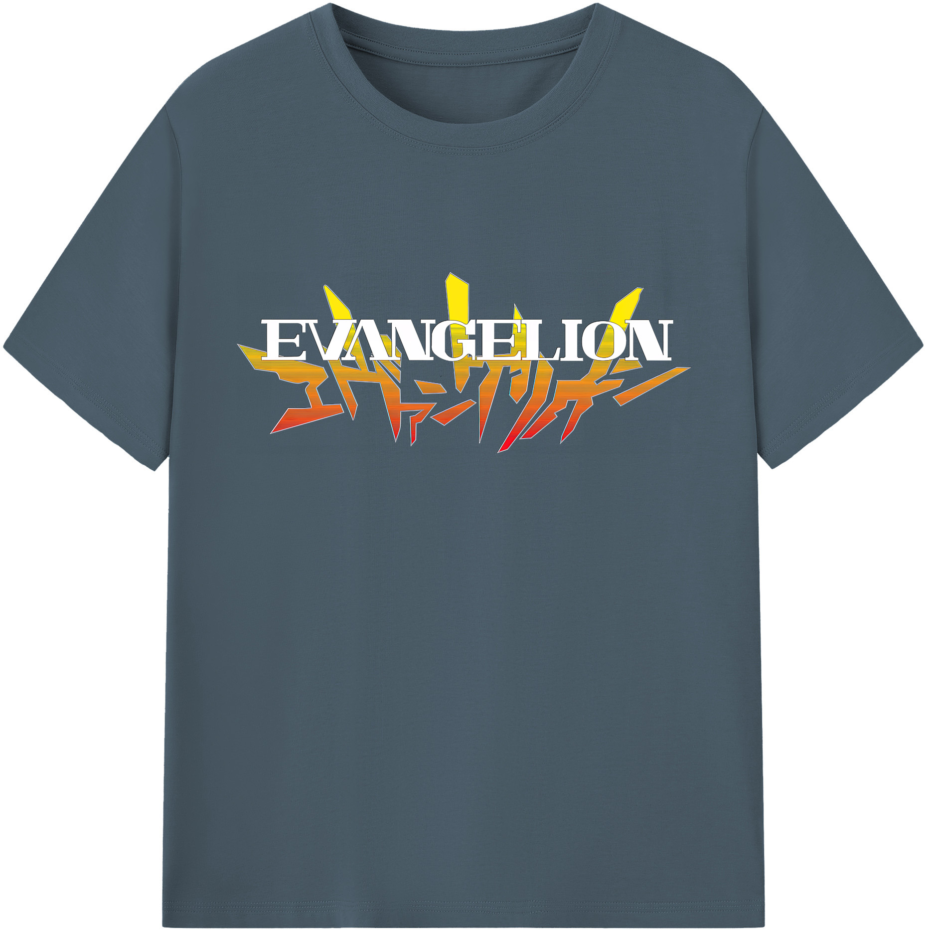 （画像用） EVA 新世紀エヴァンゲリオン 綿100％半袖Tシャツ（フロントプリント）